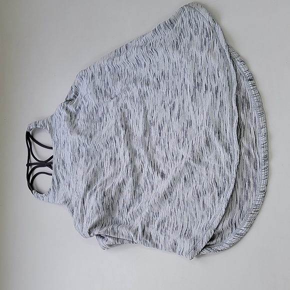 Lululemon Raise The Barre TankTiger Space Dye Black White / Dark Carbon - Picture 2 of 14